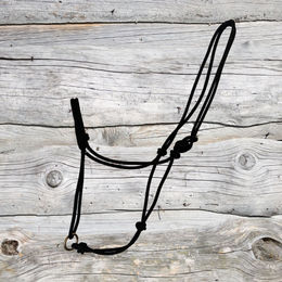 Produktbild von Brockamp Knotenhalfter mit gleitendem Ring in Schwarz