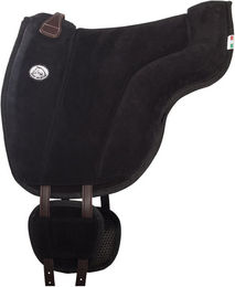 Produktbild von Brockamp Reitpad Bareback Spezial aus Leder für Warmblut in Schwarz