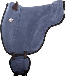 Produktbild von Brockamp Reitpad Bareback Spezial aus Leder in Blau für Warmblut