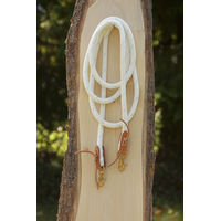 Produktbild von Brockamp Sport-Reins mit Lederadapter 13mm in Weiß