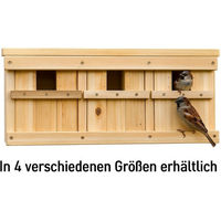 Produktbild von BruKa BUBI Spatzenvilla Nistkasten aus Holz für Spatzen und Wildvögel