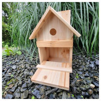 Produktbild von BruKa Nistkasten TWEETY Spatzenhaus aus Naturholz für Wildvögel