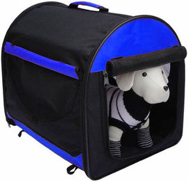 BruKa Rex Faltbare Tiertransportbox aus Nylon für Hunde und Katzen wasserabweisend Blau L/XL – Bild 1 von 2