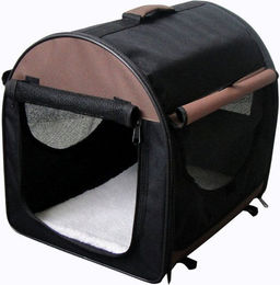 BruKa Tragetasche Transportbox aus Nylon für Hunde und Katzen wasserabweisend L/XL – Bild 1 von 3