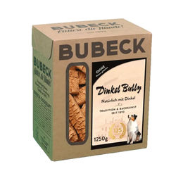 Bubeck Dinkel Bully-Biskuit Kausnack für Hunde mit Geflügel Schwein und Rind zuckerfrei 1250g - 1250 g – Bild 1 von 3