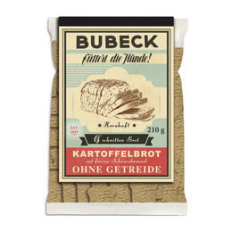 Bubeck G'schnitten Brot Hundesnack mit Truthahn getreidefrei 210 g - 210 g – Bild 1 von 4