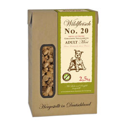 Bubeck No. 20 Adult Mini Hundetrockenfutter Wildfleisch und Kartoffel Getreidefrei 2,5 kg - 2,5 kg – Bild 1 von 2