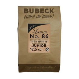 Bubeck No. 86 Junior Hundetrockenfutter Lamm getreidefrei monoprotein 12,5 kg - 12,5 kg – Bild 1 von 2