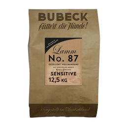 Bubeck No. 87 Sensitive Hundetrockenfutter Lammfleisch mit Gerste und Reis für Senior Hunde aller Größen 12,5 kg - 12,5 kg – Bild 1 von 3