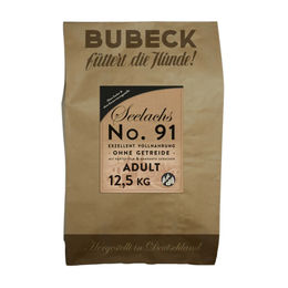 Bubeck No. 91 Hundetrockenfutter Adult Seelachs mit Kartoffel getreidefrei Monoprotein 12,5 kg - 12,5 kg – Bild 1 von 2