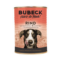 Produktbild von Bubeck & Sohn Nassfutter Rind mit Kartoffel und Karotte Stückchen in Sauce Getreidefrei für Adult 6 x 400 g - 6 x 400 g