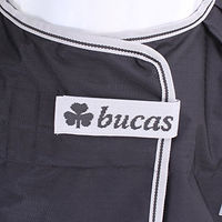 Produktbild von Bucas Anniversary Turnout Light Pferdedecke Schwarz Silber 140 cm - 50 g