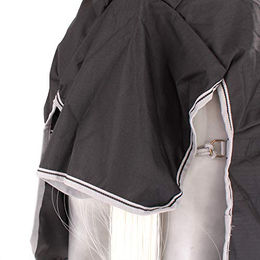 Bucas Anniversary Turnout Light Pferdedecke Schwarz Silber Größe 155cm – Bild 1 von 1