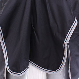 Bucas Anniversary Turnout Light Pferdedecke Schwarz Silber Größe 165 mit 150g Füllung - 150 g – Bild 1 von 2
