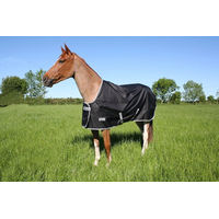 Produktbild von Bucas Anniversary Turnout Light SD Pferdedecke Schwarz Silber 135 cm - 150 g