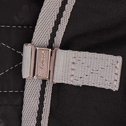 Bucas Anniversary Turnout Light SD Pferdedecke Schwarz Silber Grösse 135cm – Bild 1 von 2