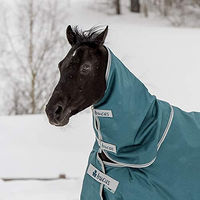 Produktbild von Bucas Atlantic Combi Neck Pferdedecke aus Nylon in Grün Größe L 300g - 300 g