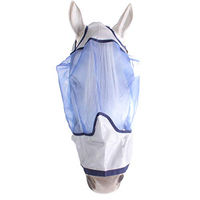 Produktbild von Bucas Buzz-Off Deluxe Fliegenmaske für Pferde Blau XL