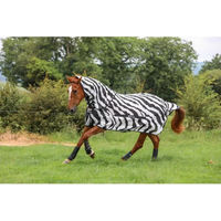 Produktbild von Bucas Buzz-Off Fliegendecke Zebra Full Neck für Pferde Größe 130
