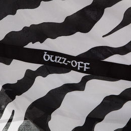 Bucas Buzz-Off Full Neck Pony Insektenschutzdecke Zebra Muster – Bild 1 von 10