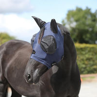 Produktbild von Bucas Buzz-Off Ultra Fliegenmaske für Pferde Navy XL