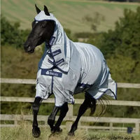 Produktbild von Bucas Buzz-Off X Full Neck Big Neck Fliegendecke für Pferde in Silber