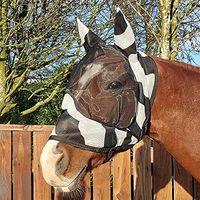 Produktbild von Bucas Buzz-Off Zebra Fliegenmaske mit Ohrenschutz für Pferde XS Bunt