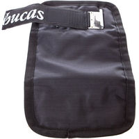Produktbild von Bucas Click'n Go Magnetic Chest Extender Deckenverlängerung 12cm Schwarz mit Edelstahl-Snap Lock für Pferde