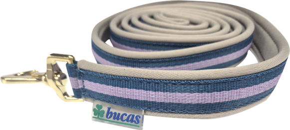 Bucas Dublin Gepolsterte Hundeleine Rein Blueberry 2 Meter – Bild 1 von 1