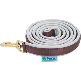 Produktbild von Bucas Dublin Leadropes Biothane Strick für Pferde in Chocolate Silver One Size