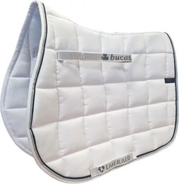 Produktbild von Bucas Emerald Satteldecke für Ponys in Grün-Weiß aus Polyester