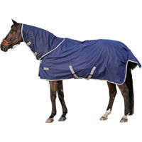 Produktbild von Bucas Euroriding Turnout Extra Weidedecke Regendecke 300g Navy Blau Grösse M 135cm - 300 g