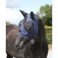 Produktbild von Bucas Fliegenmaske Buzz-Off Ultra aus Nylon in Blau Größe M