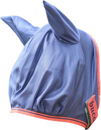 Bucas Fliegenmaske Freedom Blau für Ponys aus Polyester – Bild 1 von 2
