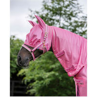 Produktbild von Bucas Fliegenmaske Freedom Rosa aus Polyester Größe M