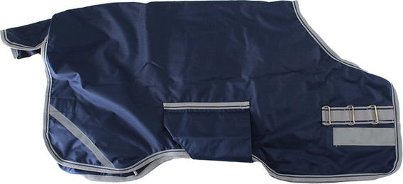 Bucas Foal Turnout Regendecke für Fohlen in Navy Silver/Navy aus Polyester - 50 g – Bild 1 von 3