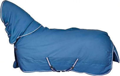 Bucas Freedom 0g Leichte Außendecke für Pferde mit Halsschutz Blau 135 cm – Bild 1 von 1