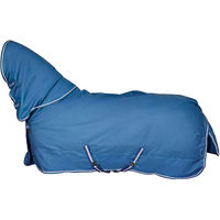 Produktbild von Bucas Freedom 0g Leichte Außendecke für Pferde mit Halsschutz Blau 145 cm