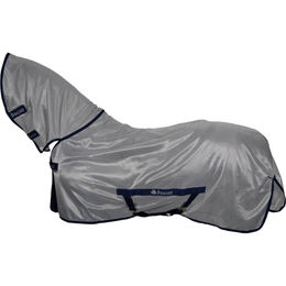 Bucas Freedom Fliegendecke Full Neck für Pferde Silber Größe 145 – Bild 1 von 5