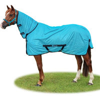 Produktbild von Bucas Freedom Fliegendecke mit Hals aus Polyester für Pferde
