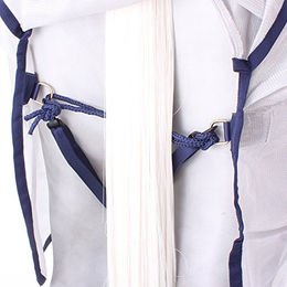 Bucas Freedom Fly Sheet Full Neck Fliegendecke für Pferde Silber 120 cm – Bild 1 von 4