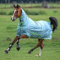 Produktbild von Bucas Freedom Fly Sheet Full Neck Insektenschutzdecke für Pferde Blau 145