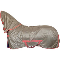 Produktbild von Bucas Freedom Fly Sheet Full Neck Insektenschutzdecke für Pferde mit engmaschigem Netzgewebe Hazelnut 140