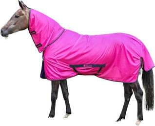 Bucas Freedom Fly Sheet Full Neck Insektenschutzdecke für Pferde Pink 125 – Bild 1 von 1