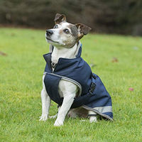 Produktbild von Bucas Freedom Hundemantel light waterproof Rip-Stop Blau Silber Größe 75 - 50 g