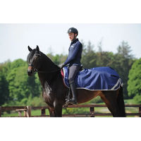 Produktbild von Bucas Freedom Riding Rug Ausreitdecke für Pferde Navy Blau Rip-Stop Größe 125 - 50 g