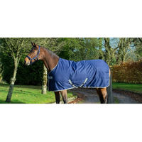 Produktbild von Bucas Freedom Stable Pferdestalldecke in Navy Blau Größe M - 150 g