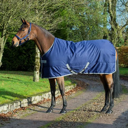 Bucas Freedom Stalldecke für Pferde in Blau Grösse M - 150 g – Bild 1 von 2