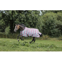 Produktbild von Bucas Freedom to Light Pferdedecke Camouflage Pink Navy