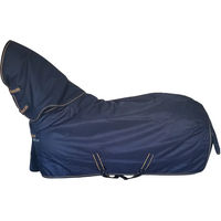 Produktbild von Bucas Freedom Turnout Full Neck Pferdedecke mit Halsabdeckung blau wasserdicht 100g